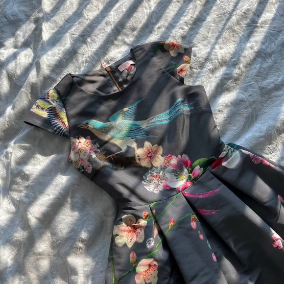 Stunning Ted Baker Flight of the Orient Dress - Picture 4 of 9